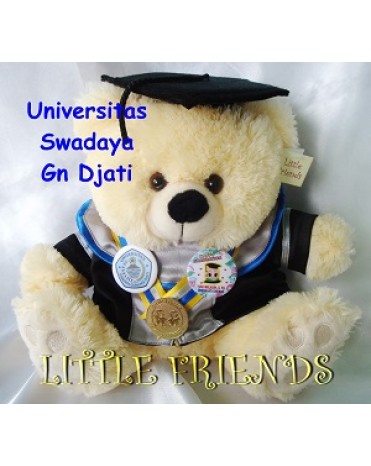 Boneka Wisuda Universitas Swadaya Gunung Djati - Bahasa Indonesia (30 cm)